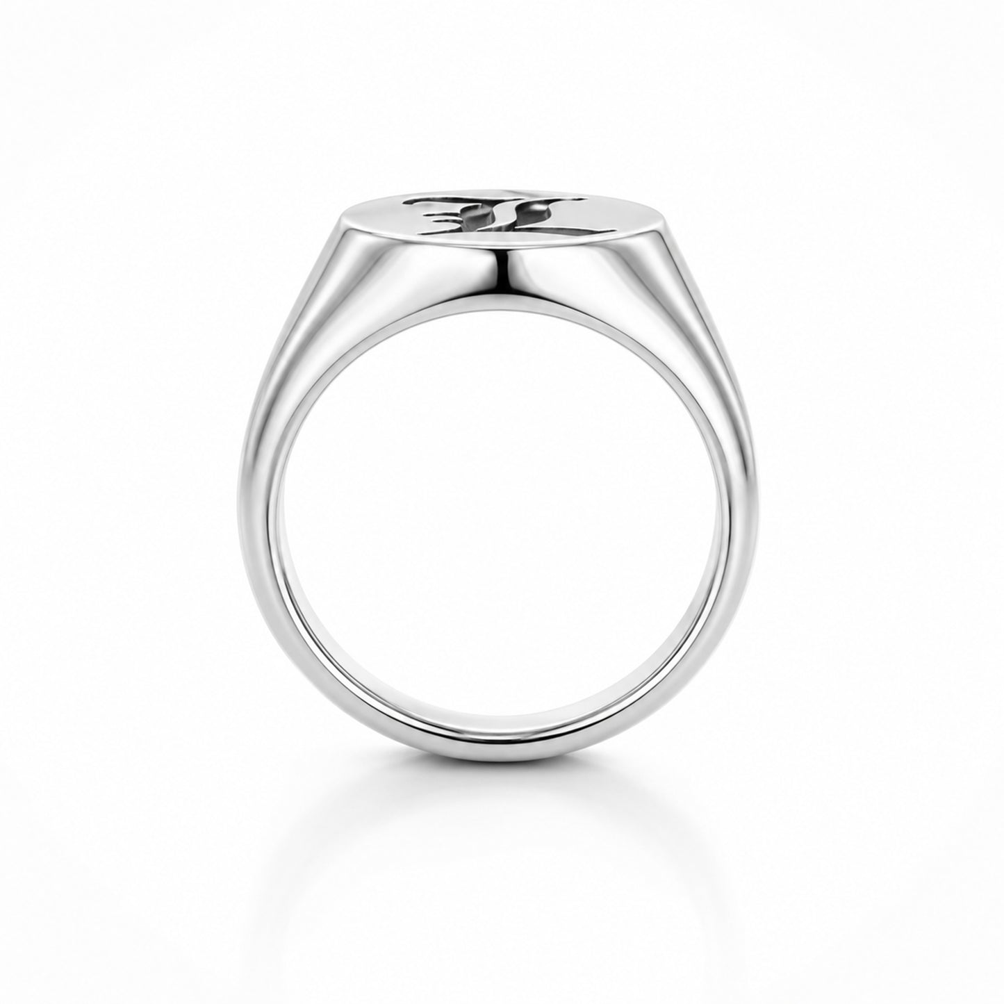 Initial Signet Ring “L”|SV925 シルバー925 イニシャルリング