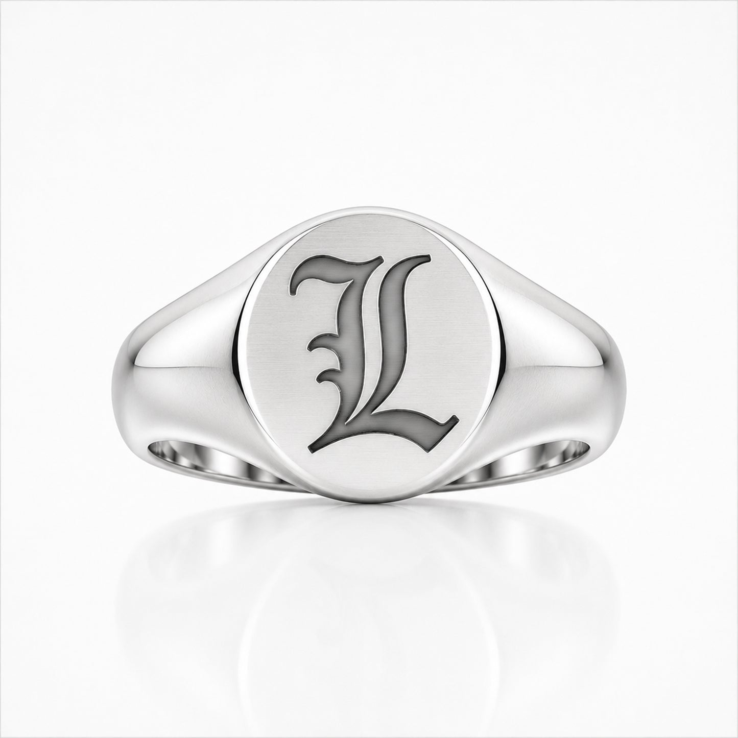 Initial Signet Ring “L”｜SV925 シルバー925 イニシャルリング