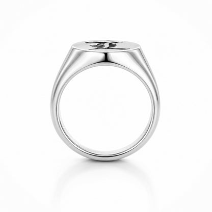 Initial Signet Ring “L”｜SV925 シルバー925 イニシャルリング